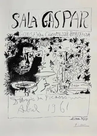 Lithograph Picasso - Sala Gaspar