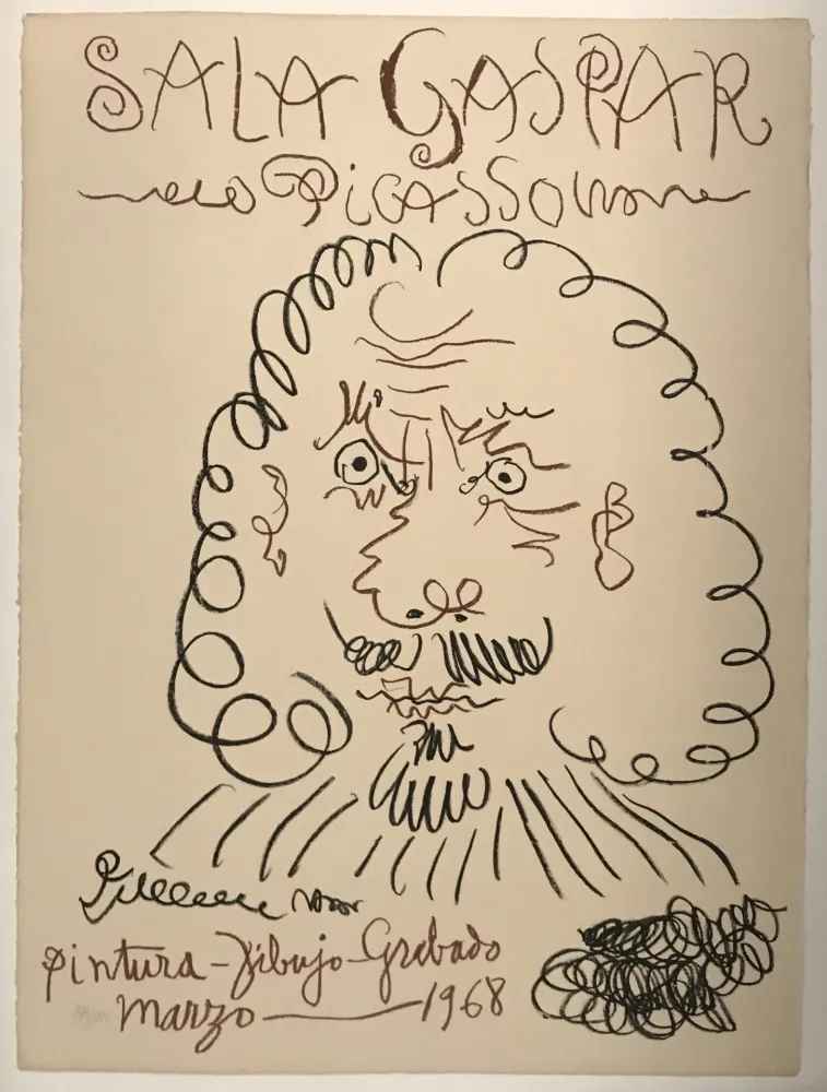 Lithograph Picasso - Sala Gaspar