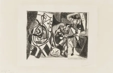 Lithograph Picasso - Scène d'intérieur