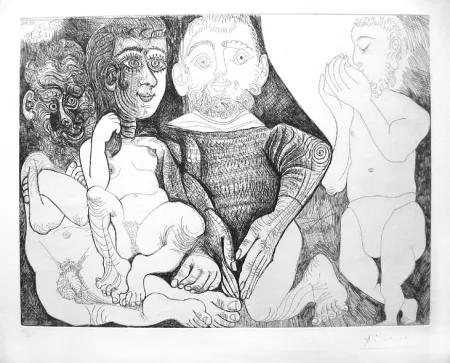 Engraving Picasso - Série 156