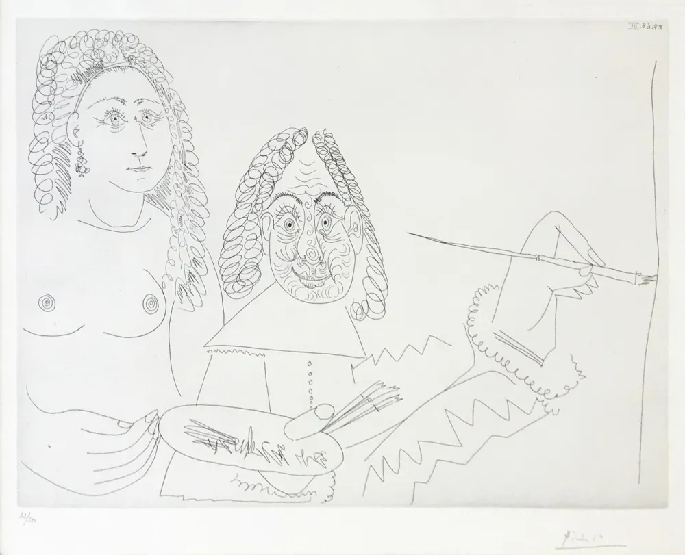 Etching Picasso - SERIES 347 (BLOCH 1502)