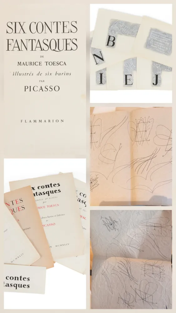 Illustrated Book Picasso - Six Contes Fantastiques- Preparatory chapel Copy