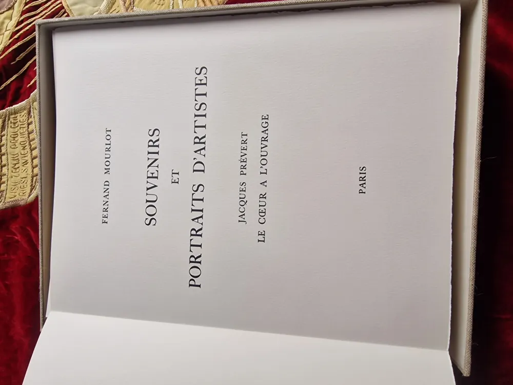 Lithograph Picasso - Souvenirs et Portraits d’Artistes 