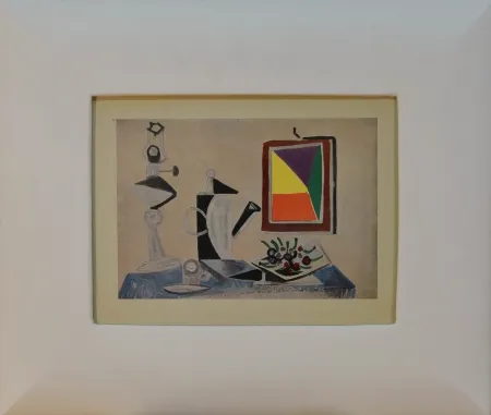 Lithograph Picasso - Still Life (Nature morte au miroir)