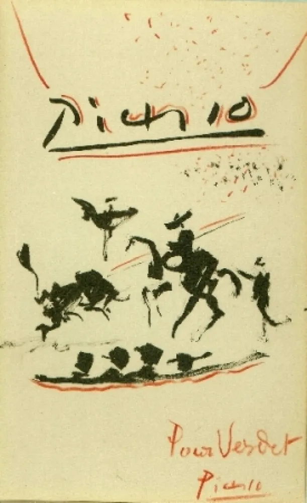 Lithograph Picasso - Tauromachie