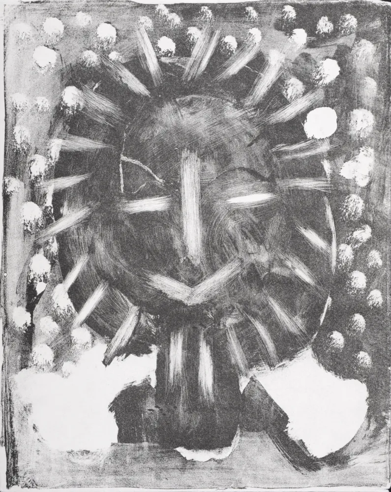 Lithograph Picasso - Tête, 1949