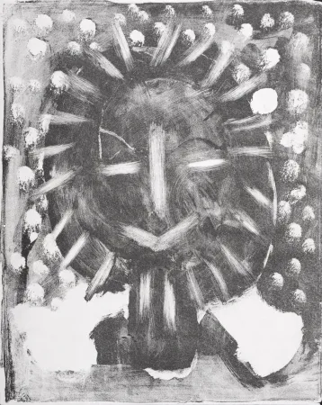 Lithograph Picasso - Tête, 1949