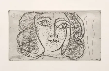 No Technical Picasso -  Tete de femme de face (Small)) 