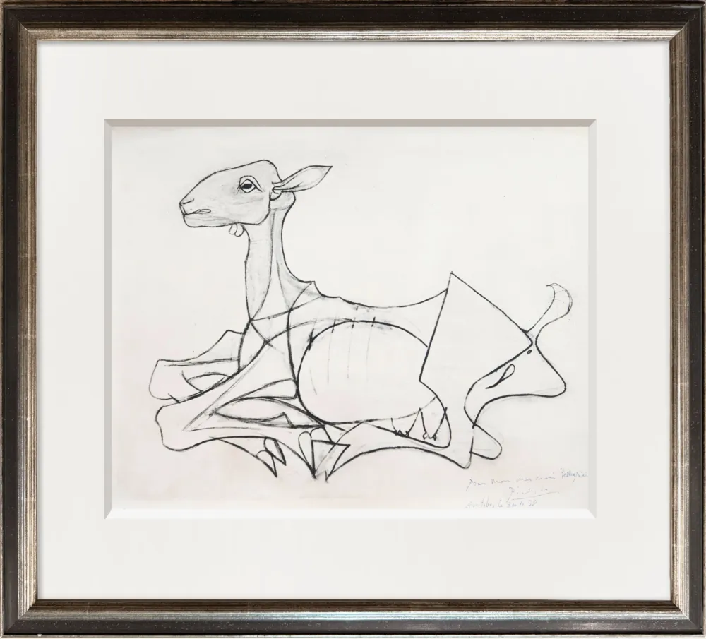 Photography Picasso - The Goat, 1954.