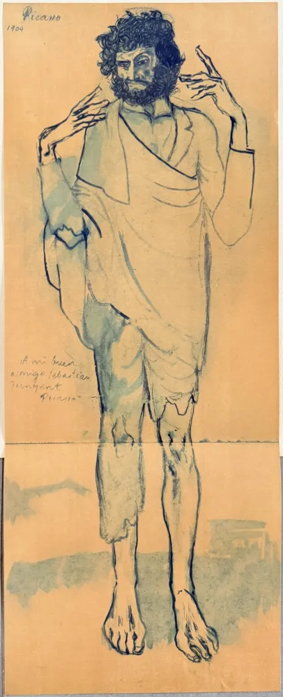Lithograph Picasso - The Madman