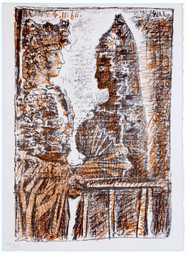 Aquatint Picasso - Torero and Señorita