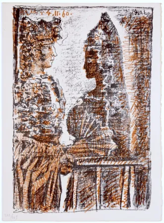 Aquatint Picasso - Torero and Señorita