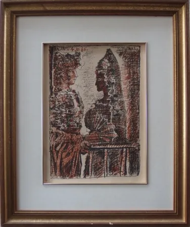 Lithograph Picasso - Torero y Senorita