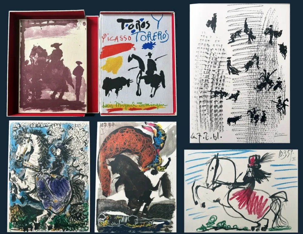 Lithograph Picasso - Toros y Toreros – Deluxe Edition No. 69/150 Cercle d’Art, Paris, 1961