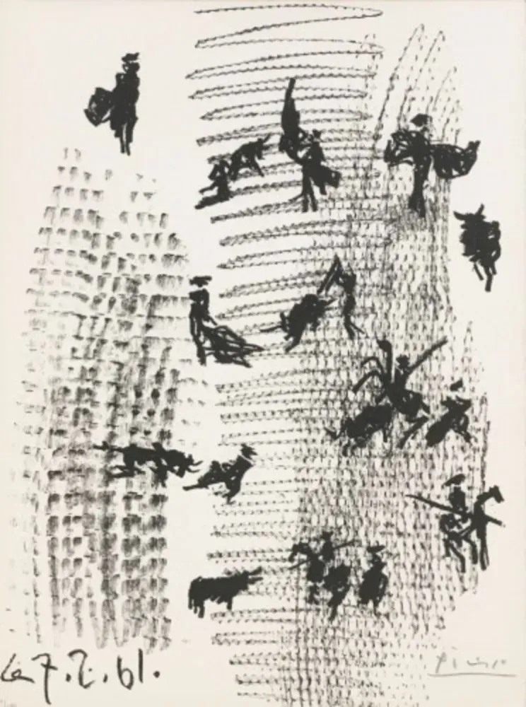 Lithograph Picasso - Toros y Toreros Frontispiece