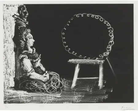 Aquatint Picasso - Un couple d'amateurs