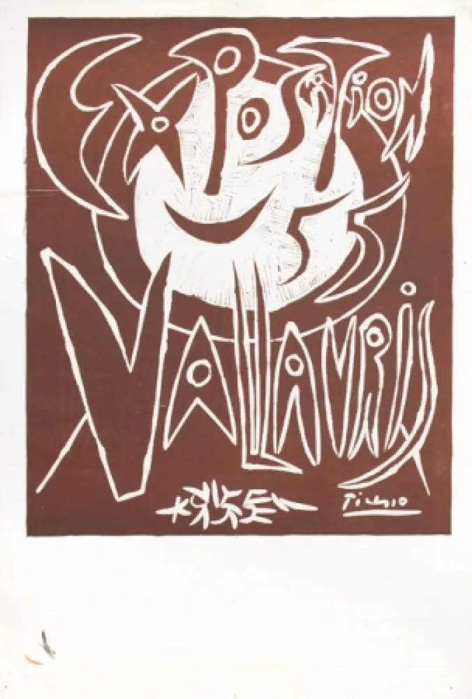 Linocut Picasso - Vallauris 55