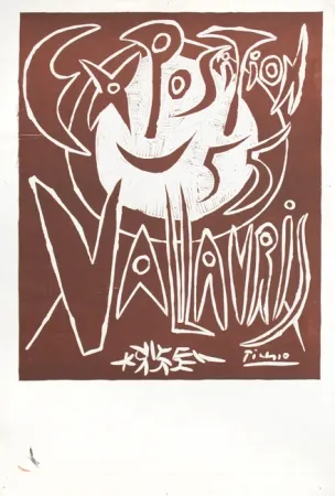 Linocut Picasso - Vallauris 55