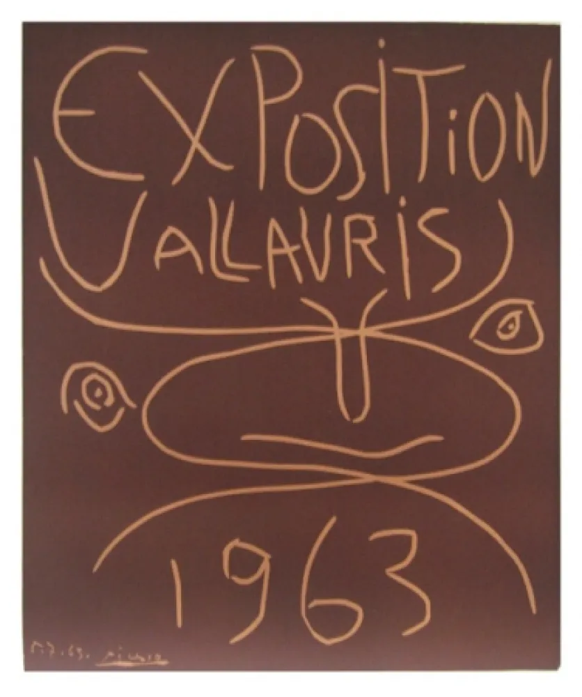 Linocut Picasso - Vallauris 63