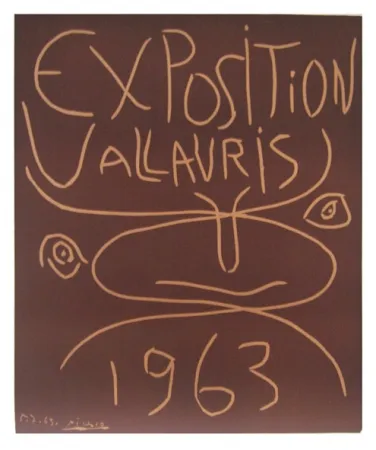 Linocut Picasso - Vallauris 63