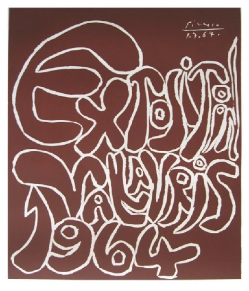 Linocut Picasso - Vallauris 64