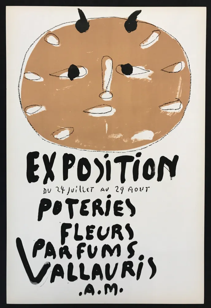 Lithograph Picasso - Vallauris Exposition (Premiere)
