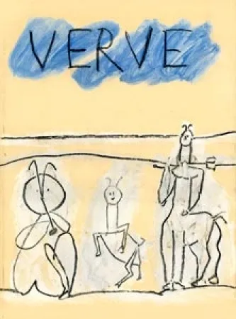 Illustrated Book Picasso - VERVE Vol. V. n° 19 et 20. COULEUR DE PICASSO. Antipolis 1946. Peintures et dessins de Picasso. Texte de Picasso et de Sabartes (1948)