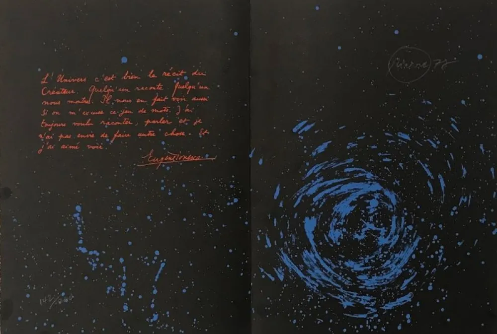 Lithograph Piene - Erker-Treffen 3