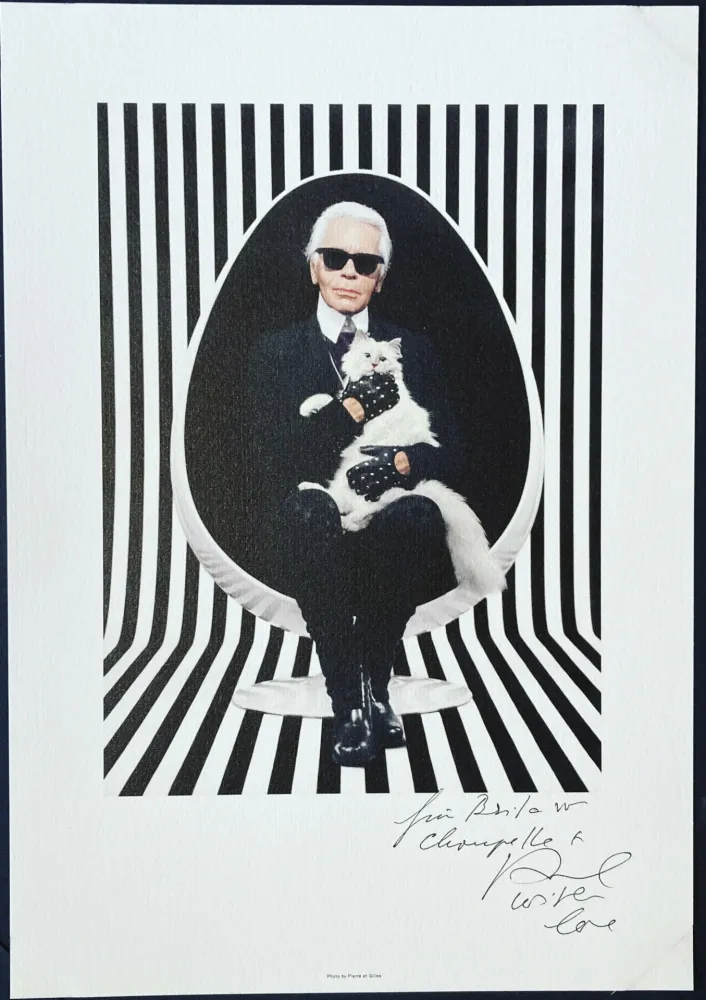 No Technical Pierre Et Gilles - Karl Lagerfeld et Choupette, 2015