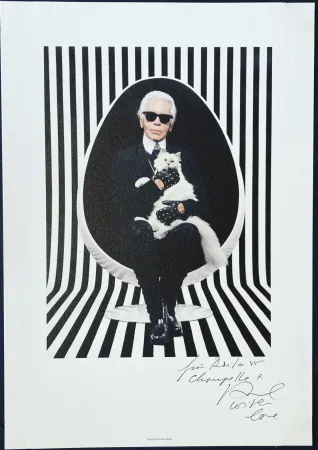 No Technical Pierre Et Gilles - Karl Lagerfeld et Choupette, 2015