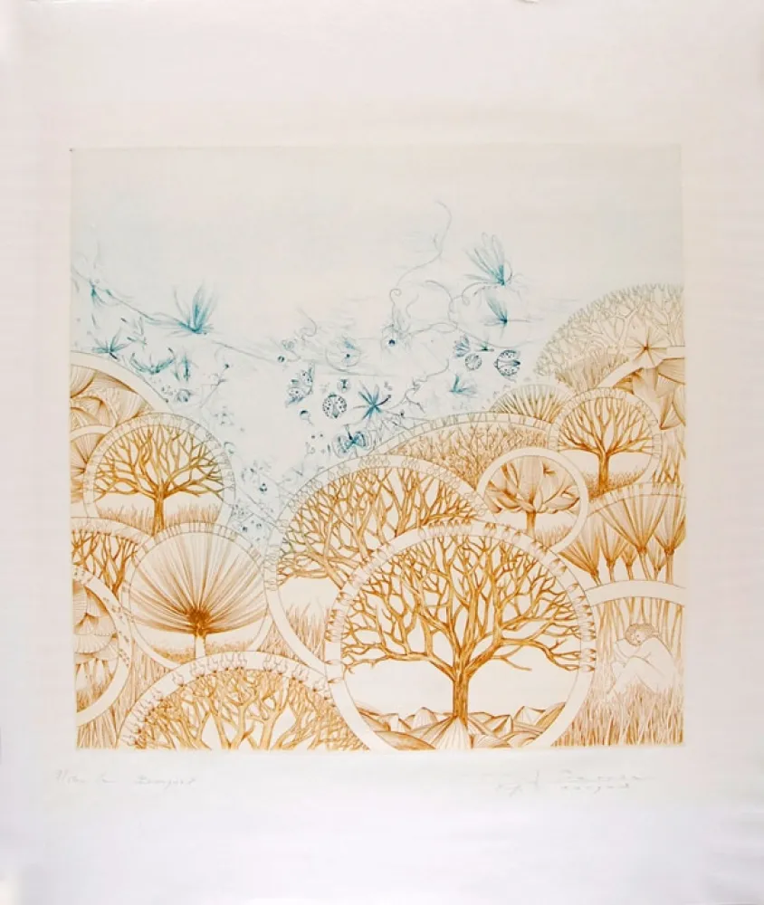 Etching Pierron - Le Bosquet