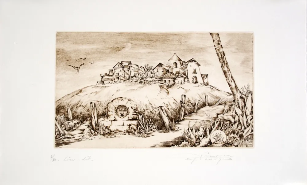 Etching Pierron - Lieu-dit