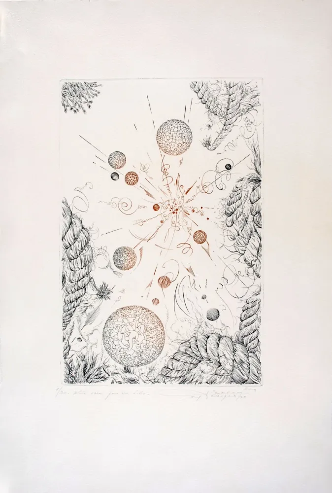 Etching Pierron - Mille voix pour un Echo