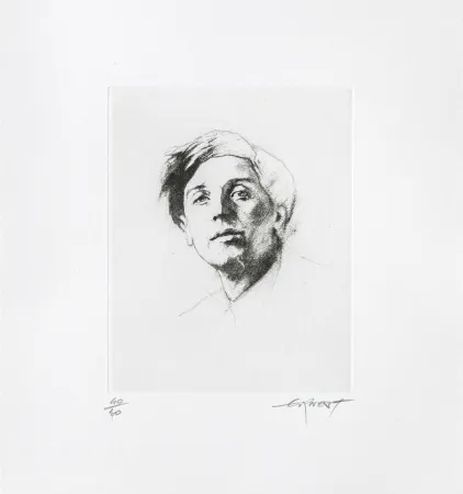 Etching Pignon-Ernest - Alban Berg