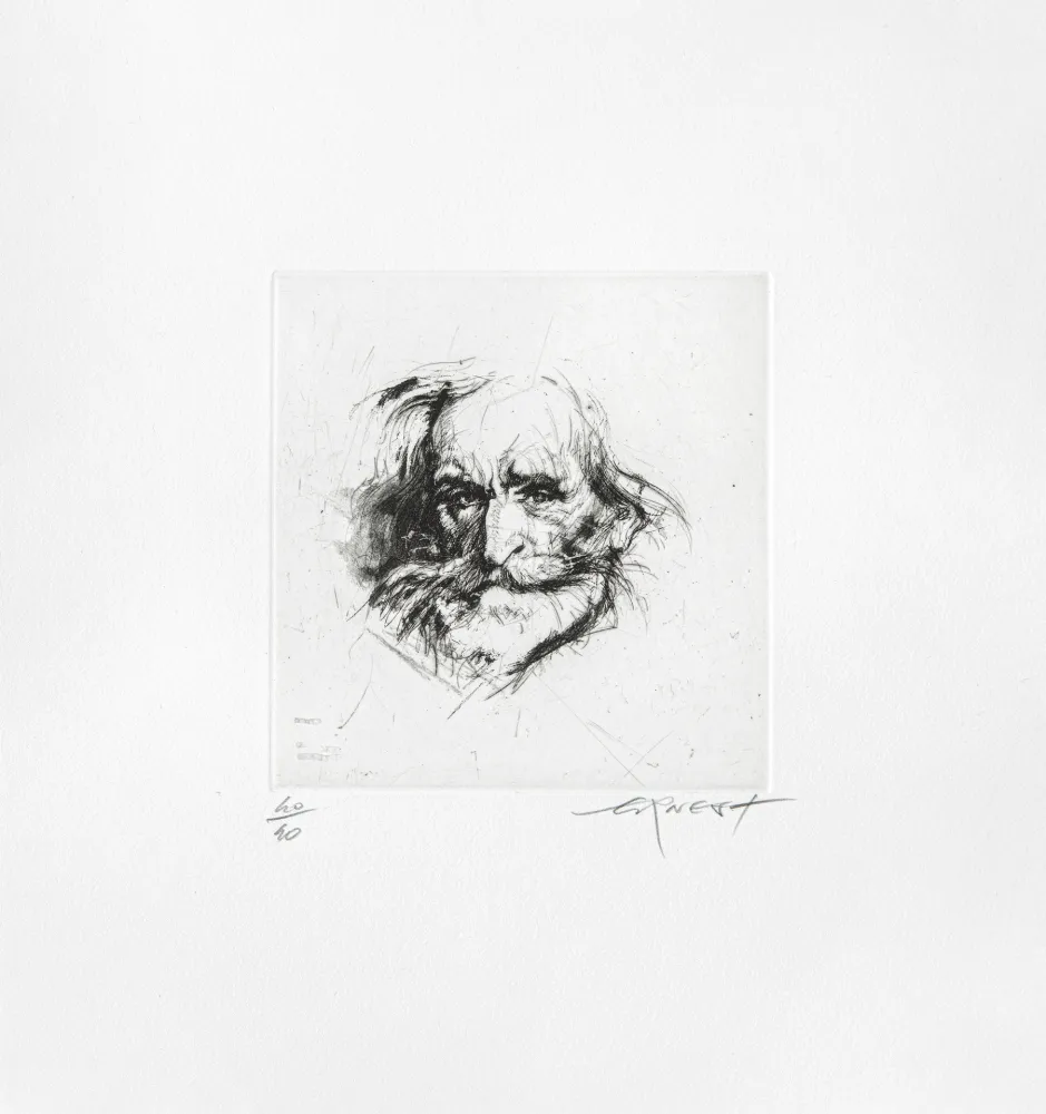 Etching Pignon-Ernest - Giuseppe Verdi