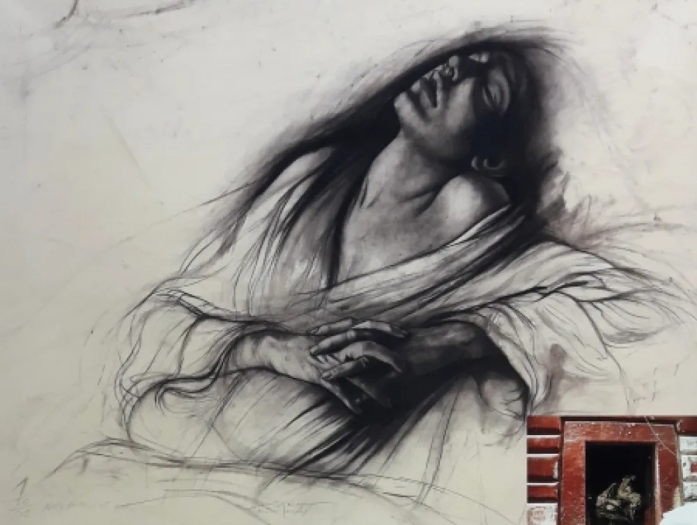 Lithograph Pignon-Ernest - Marie Madeleine