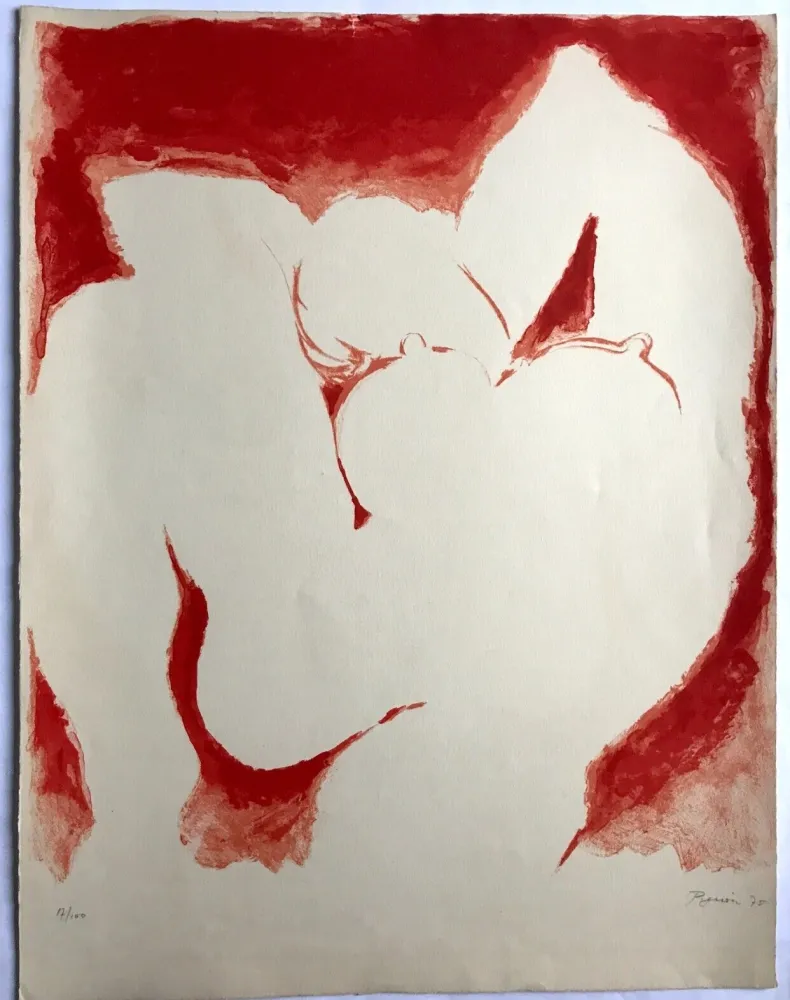 Lithograph Pignon - Nu blanc / Salon de Mai