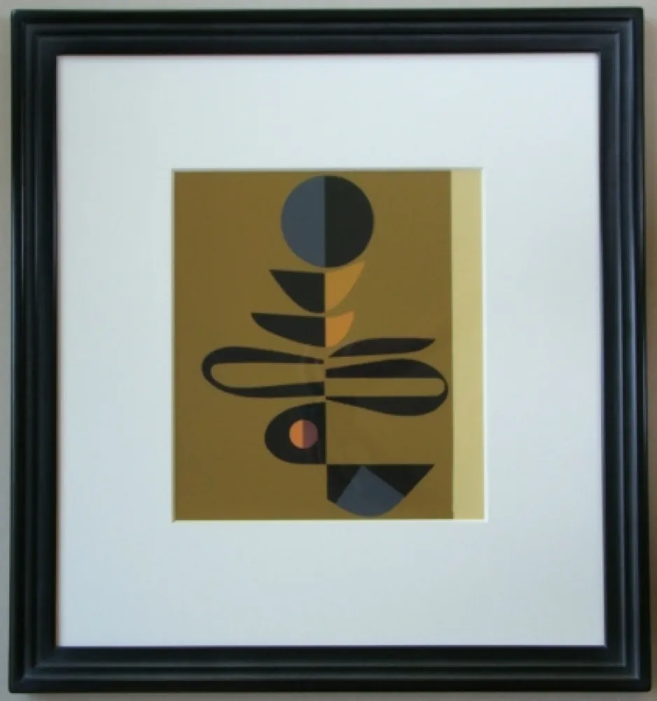 Screenprint Pillet - Composition, 1967