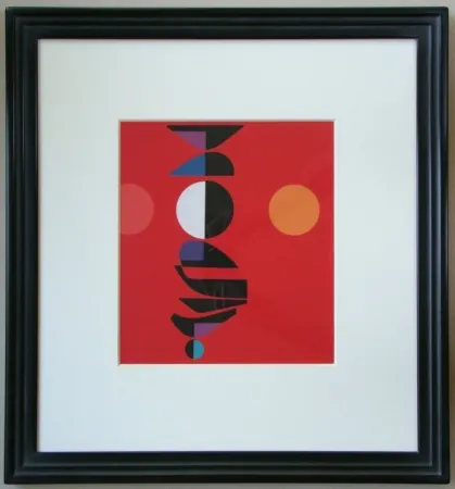 Screenprint Pillet - Composition, 1967