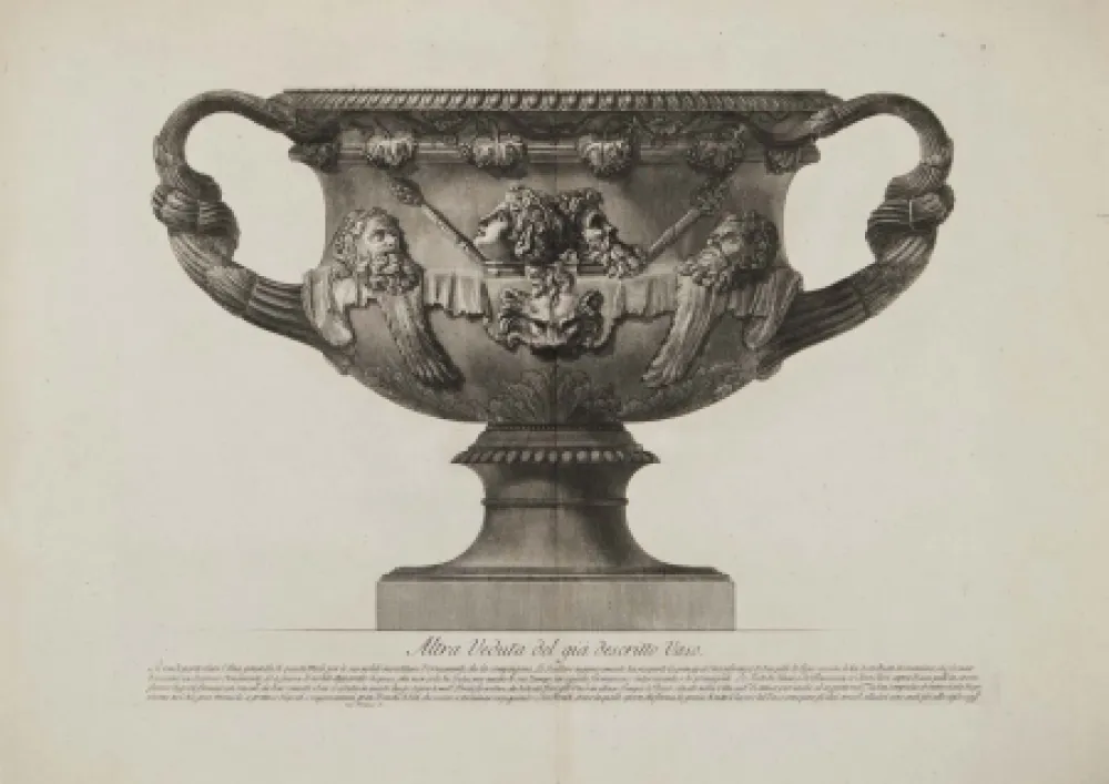 Etching Piranesi - Vaso