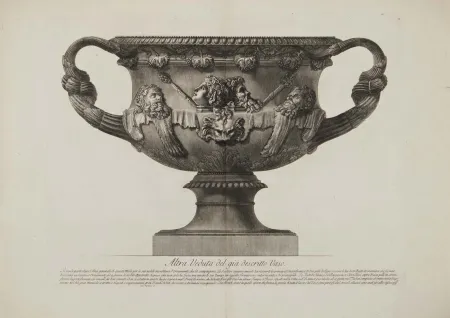 Etching Piranesi - Vaso