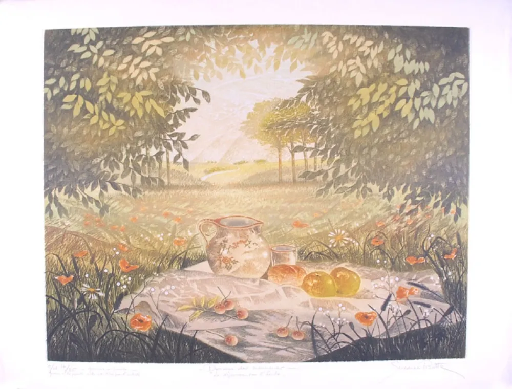 Drypoint Pirotte - Domaine des Murmures - Le déjeuner sur l'herbe