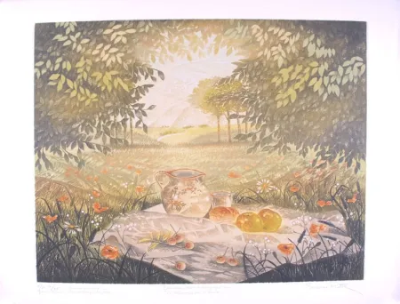 Drypoint Pirotte - Domaine des Murmures - Le déjeuner sur l'herbe