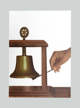 Screenprint Pistoletto - La campana della solidarietà