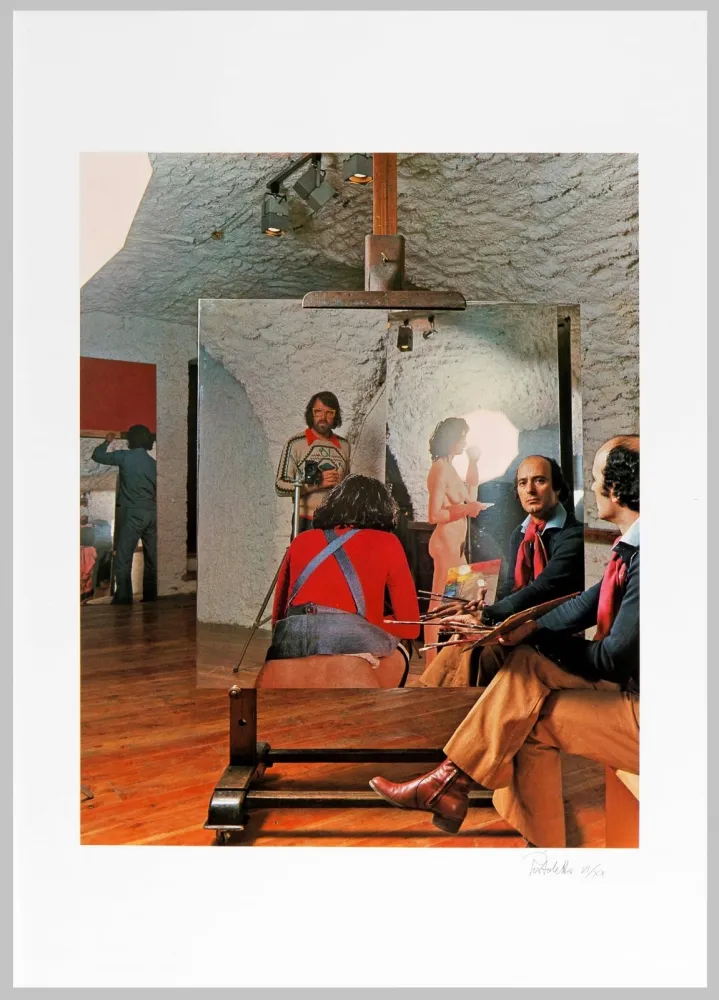 Lithograph Pistoletto - Senza titolo