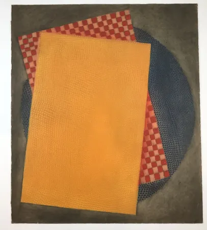 Engraving Piza - Carré jaune