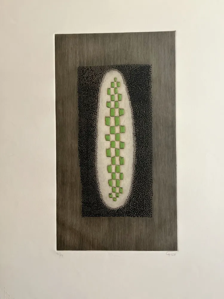 Etching Piza - Émeraude