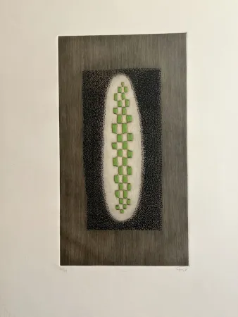 Etching Piza - Émeraude