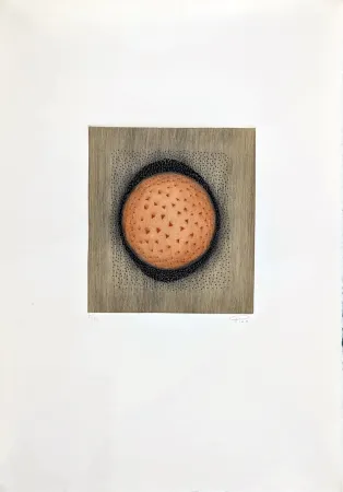 Etching Piza - Espace dans les ronds 