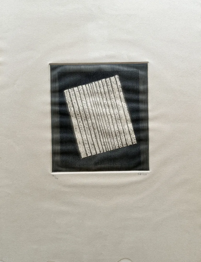 Etching Piza - Sans titre